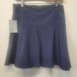 Athleta Everyday Skort A-line flutter size 4 navy blue